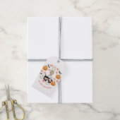 Mijn eerste Halloween | Leuke pompoen- en spookkra Cadeaulabel (Met Touw)