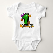 Mijn eerste Halloween Little Frankenstein Romper (Voorkant)