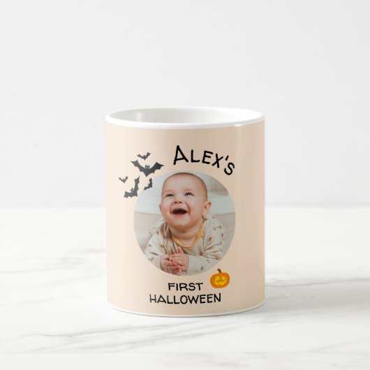 Mijn eerste Halloween Mok Custom Photo Pumpkin & B (Center)