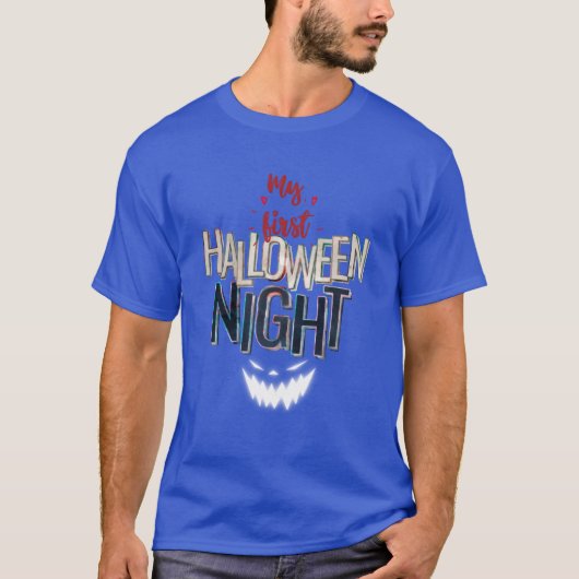 Mijn eerste Halloween Night Funny Spooky Halloween T-shirt (Voorkant)