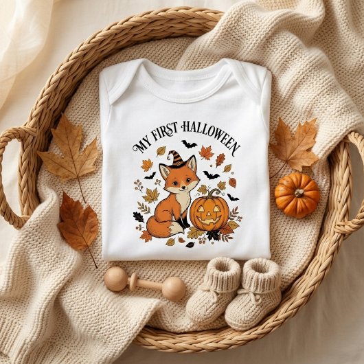 Mijn eerste Halloween oranje Romper
