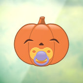 Mijn eerste Halloween Pacifier Pumpkin Raamsticker (Vel 3)