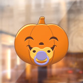 Mijn eerste Halloween Pacifier Pumpkin Raamsticker (Vel 2)