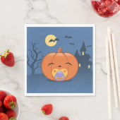 Mijn eerste Halloween Pacifier Pumpkin Servet (Insitu)