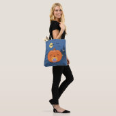 Mijn eerste Halloween Pacifier Pumpkin Tote Bag (Op model)