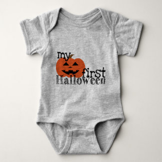 Mijn eerste Halloween Pumpkin Romper