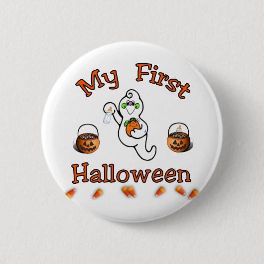 Mijn eerste halloween ronde button 5,7 cm (Voorkant)