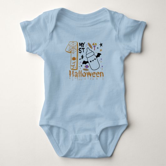 Mijn eerste Halloween schattig leuk Romper (Voorkant)