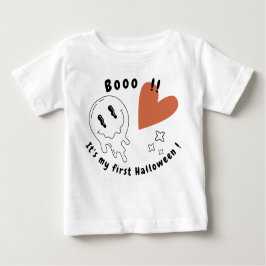 Mijn eerste Halloween schattig spook wit T-shirt �