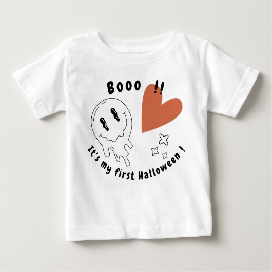 Mijn eerste Halloween schattig spook wit T-shirt � (Voorkant)