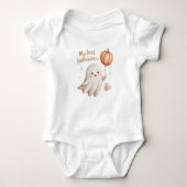 Mijn eerste Halloween Schattigee Ghost Halloween Romper (Voorkant)