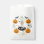Mijn eerste Halloween | Schattigee pompoen & spook Bedankzakje (Voorkant)