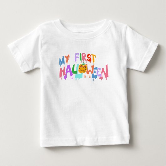 Mijn Eerste Halloween Shirt - Grappig en Griezelig (Voorkant)