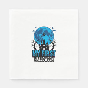 Mijn Eerste Halloween Vintage Geheime Kasteel Baby Servet