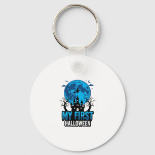 Mijn Eerste Halloween Vintage Geheime Kasteel Baby Sleutelhanger
