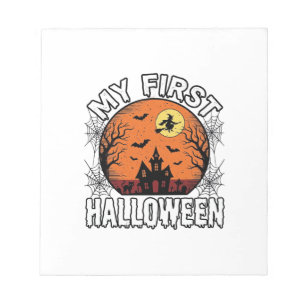 Mijn eerste Halloween vintage ontwerp voor peuter  Notitieblok