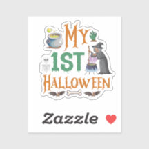 Mijn eerste Halloween Vinyl Sticker