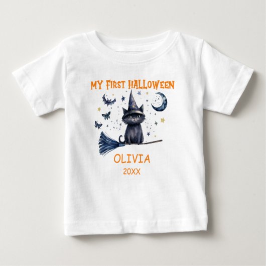 Mijn eerste Halloween Waterverf T-shirt (Voorkant)