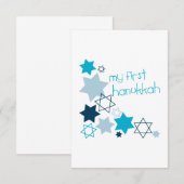 Mijn eerste hanukkah bedankkaart (Voorkant / Achterkant)