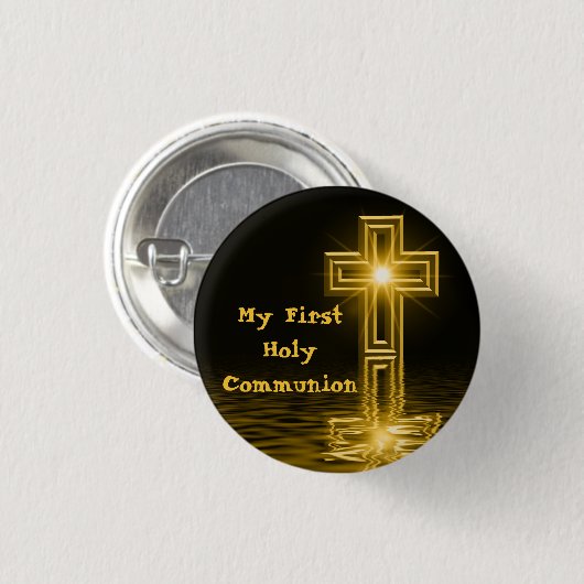 Mijn eerste Heilige Button (Voorkant /achterkant)