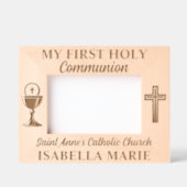 Mijn eerste Heilige Communie Custom Name Gegraveerde Lijstjes (Voorkant)