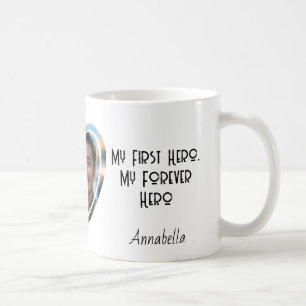 Mijn eerste held is Custom hartvormige Foto Koffiemok