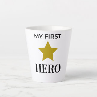 Mijn Eerste Held Koffiemok – Betekenisvol Cadeau v Latte Mok
