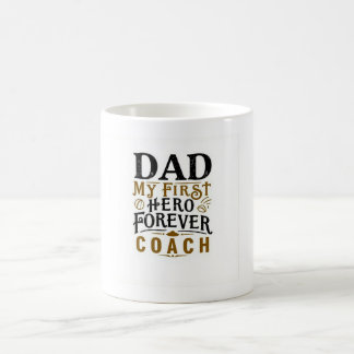 Mijn eerste held voor altijd coach - betekenisvoll koffiemok
