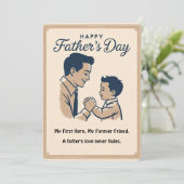 Mijn eerste heldin: de Kaart van Vaderdag (Staand voorkant)