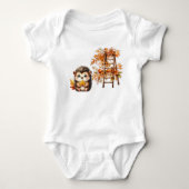 Mijn Eerste Herfst Outfit | Knuffelbare Egel Bodys Romper (Voorkant)
