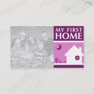 mijn eerste huis ( mod mauve ) visitekaartje
