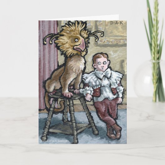 Mijn eerste huisje 2 - Blanco binnenin surrealisti Kaart (Voorkant)