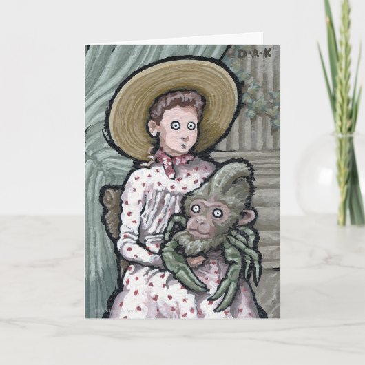 Mijn eerste huisje 3 - Blanco binnenin surrealisti Kaart (Voorkant)