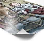 Mijn eerste huisnummer 2 - Surreal Odd Gothic Foto Afdruk (Hoek)