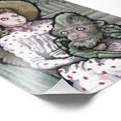 Mijn eerste huisnummer 3 - Surreal Odd Gothic Foto Afdruk (Hoek)