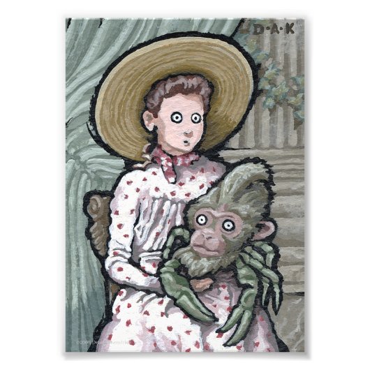 Mijn eerste huisnummer 3 - Surreal Odd Gothic Foto Afdruk (Voorkant)