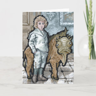 Mijn eerste huisnummer 4 - Blanco binnenin surreal Kaart