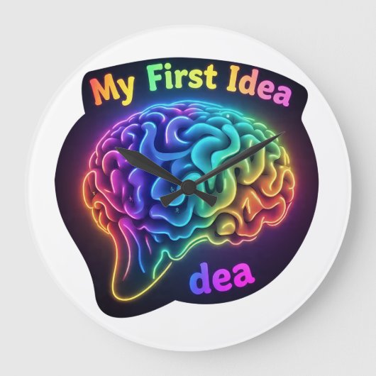 Mijn Eerste Idee – Creatief en Inspirerend Ontwerp Grote Klok (Voorkant)