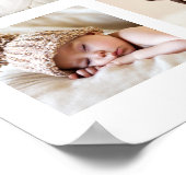 Mijn eerste jaar 1e verjaardag 12 Photo Collage Si Poster (Hoek)