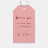 Mijn eerste jaar 2023 Modern Cutout Baby Foto Cora Cadeaulabel (Achterkant)