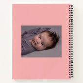 Mijn eerste jaar 2023 Modern Cutout Baby Foto Cora Notitieboek (Achterkant)