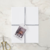 Mijn eerste jaar 2023 Modern Cutout Baby White Cadeaulabel (Met Touw)