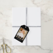 Mijn eerste jaar 2023 Moderne Cutout Baby Foto zwa Cadeaulabel (Met Touw)