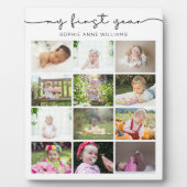 Mijn eerste jaar fotocollage fotoplaat (Voorkant)