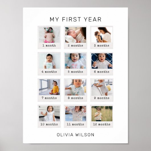 Mijn eerste jaar Poster (Voorkant)