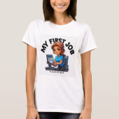 Mijn eerste Kantoor baan T-shirt (Voorkant)