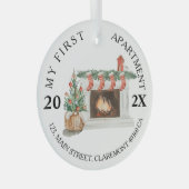 Mijn eerste keepaardhaard glas ornament (Voorkant Rechts)