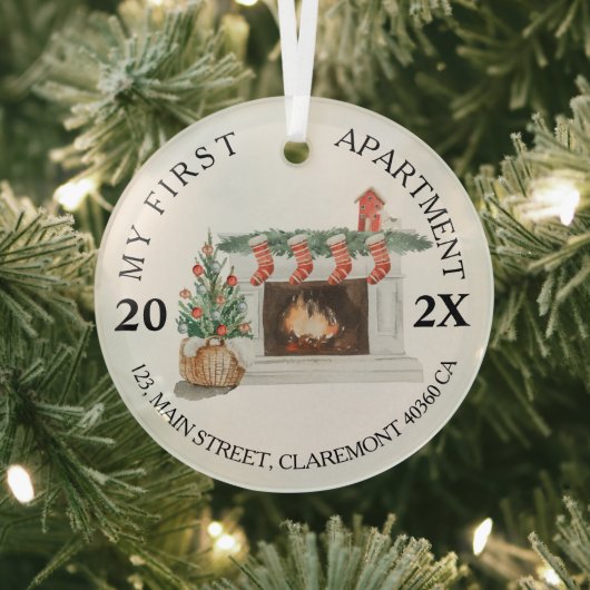 Mijn eerste keepaardhaard glas ornament (Insitu)