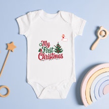 Mijn eerste kerst aangepaste naam familie matching