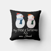 Mijn eerste kerst als meneer en mevrouw pasgetrouw kussen (Voorkant)